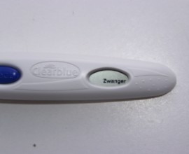 zwangerschapstest vierkant